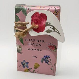 Rose Soap Vintage Rose Luxury Body Bar Soap SAVON Flora Rose Soap 200 g